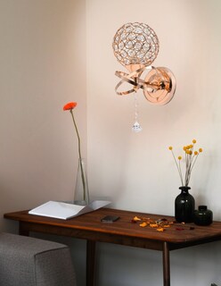Foto 4 | Arbotante Moderno Cristal Oro