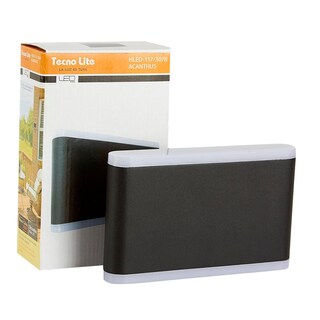 Foto 1 | Lámpara De Exterior Led Acanthus Tecnolite Para Sobreponer 12w Luz Suave Cálida