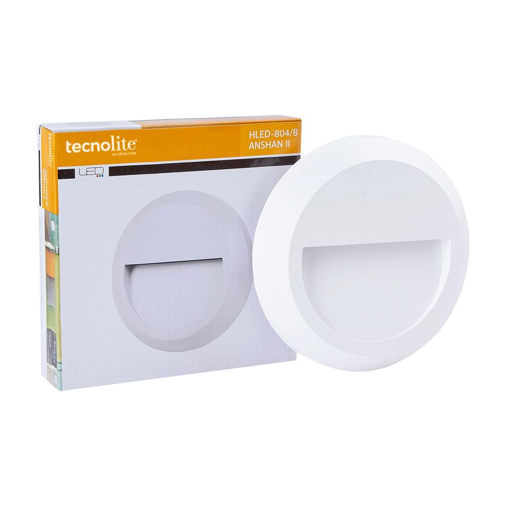 Foto 2 pulgar | Lámpara Led De Exterior Anshan Ii Tecnolite Para Sobreponer 1w Luz Blanca Neutra Blanco