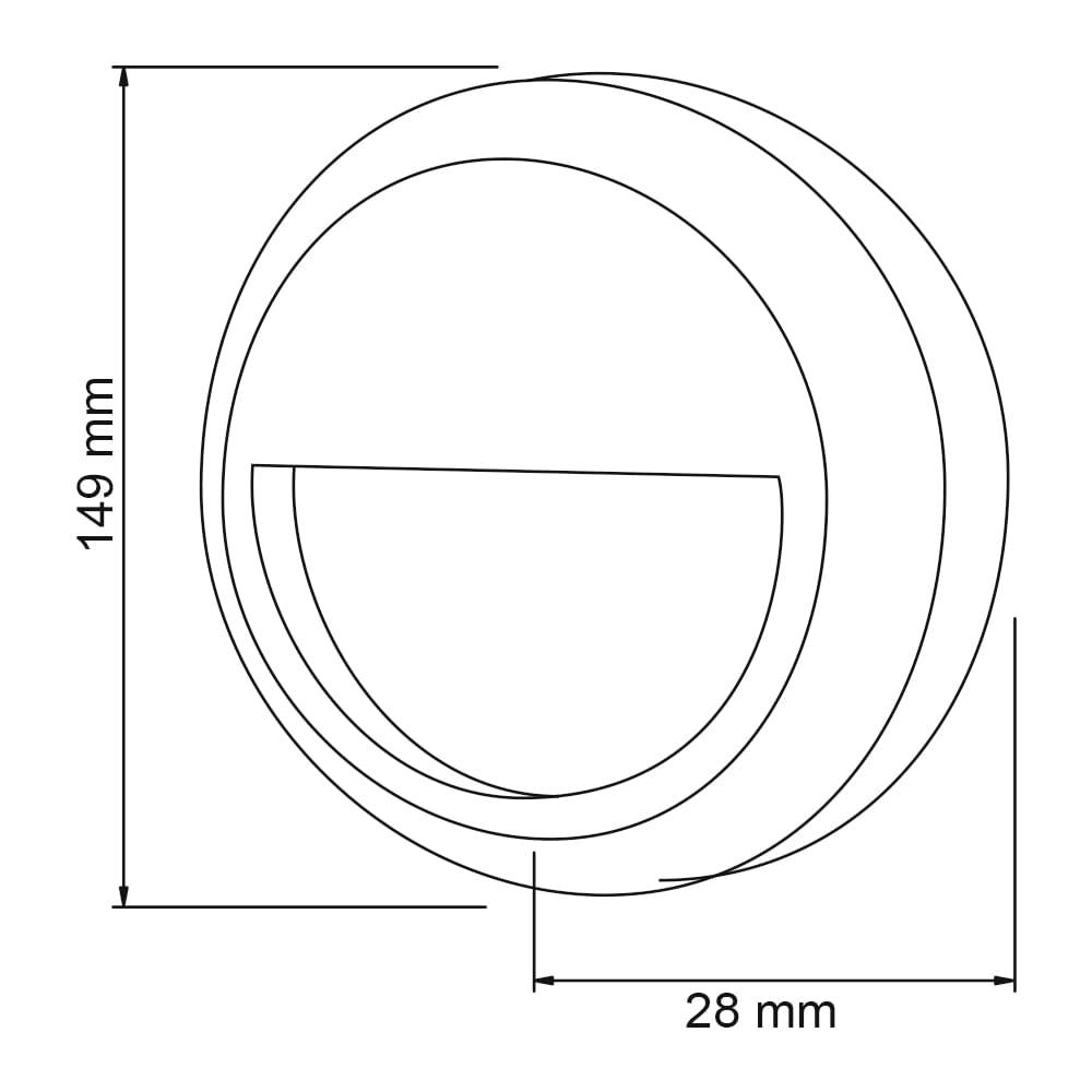 Foto 6 pulgar | Lámpara Led De Exterior Anshan Ii Tecnolite Para Sobreponer 1w Luz Blanca Neutra Blanco