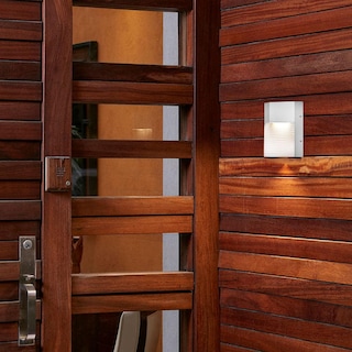 Foto 4 | Lámpara De Exterior Led Quadrata Tecnolite Para Sobreponer 8w Luz Suave Cálida Satinado