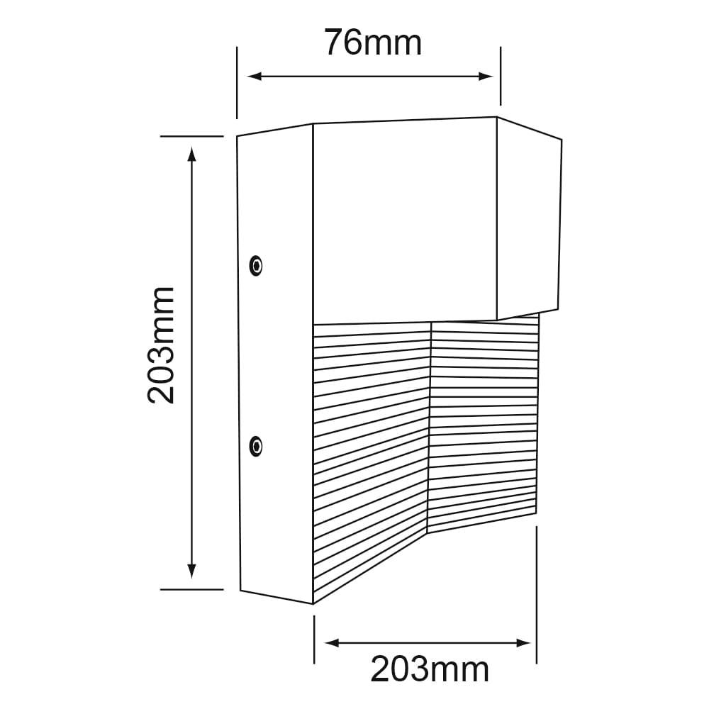 Foto 7 pulgar | Lámpara De Exterior Led Quadrata Tecnolite Para Sobreponer 8w Luz Suave Cálida Satinado