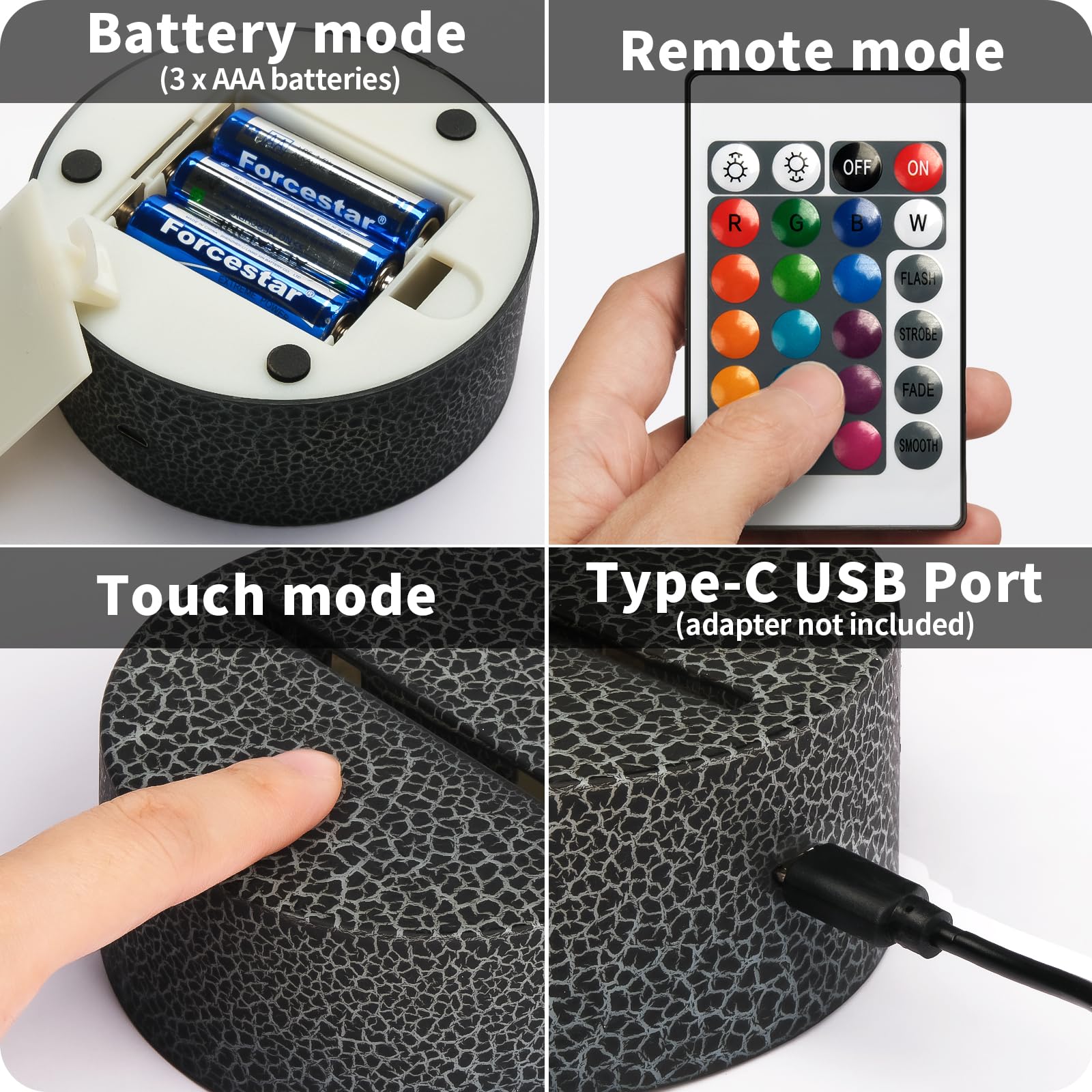 Foto 7 pulgar | Lámpara De Escritorio Led Con Control Táctil De Robot 3d Night Light Para Niños - Venta Internacional.