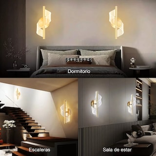 Foto 2 | Lámpara Colgante Con Forma De Geometría Luz Cálida Eo Safe Imports Esi-18440 Dorado
