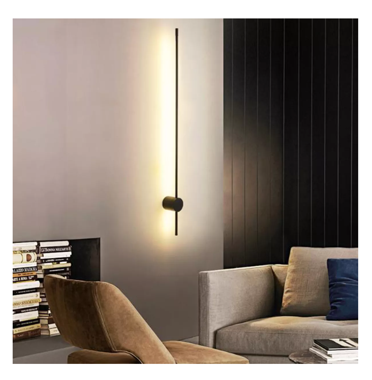 Foto 6 pulgar | Lámpara de Pared Ambiente Decorativo Negro