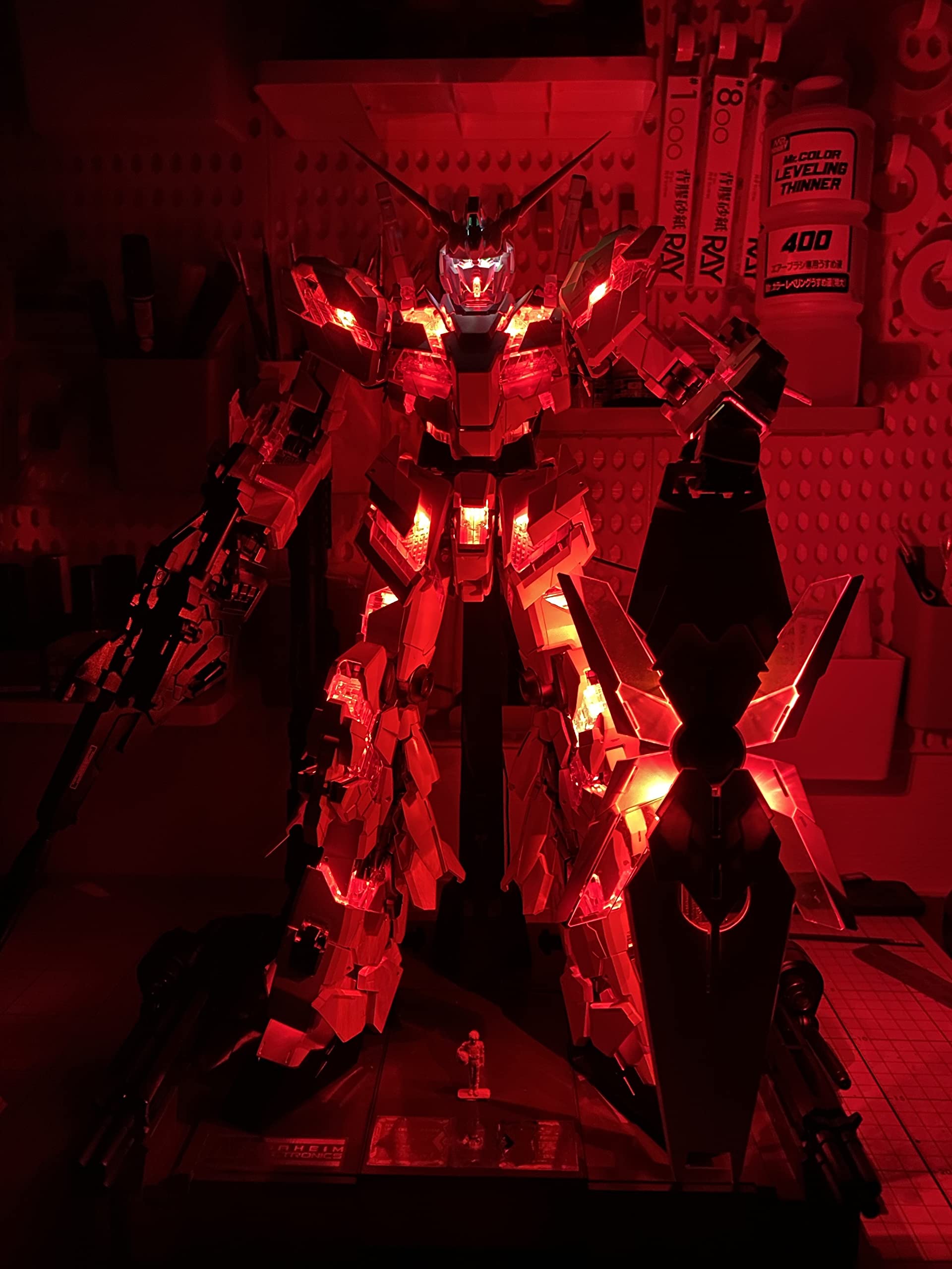 Foto 7 pulgar | Unidad Led Para Gundam Pg Unicorn 1/60 Con Cuerpo Rojo - Venta Internacional.