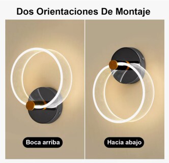 Foto 2 | Lámpara Xtellar Arbotante Espejo Dormitorio Pared Baño 3 Colores Luz