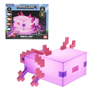 Foto 1 | Night Light Paladone Minecraft Axolotl Con 5 Modos De Color - Venta Internacional.
