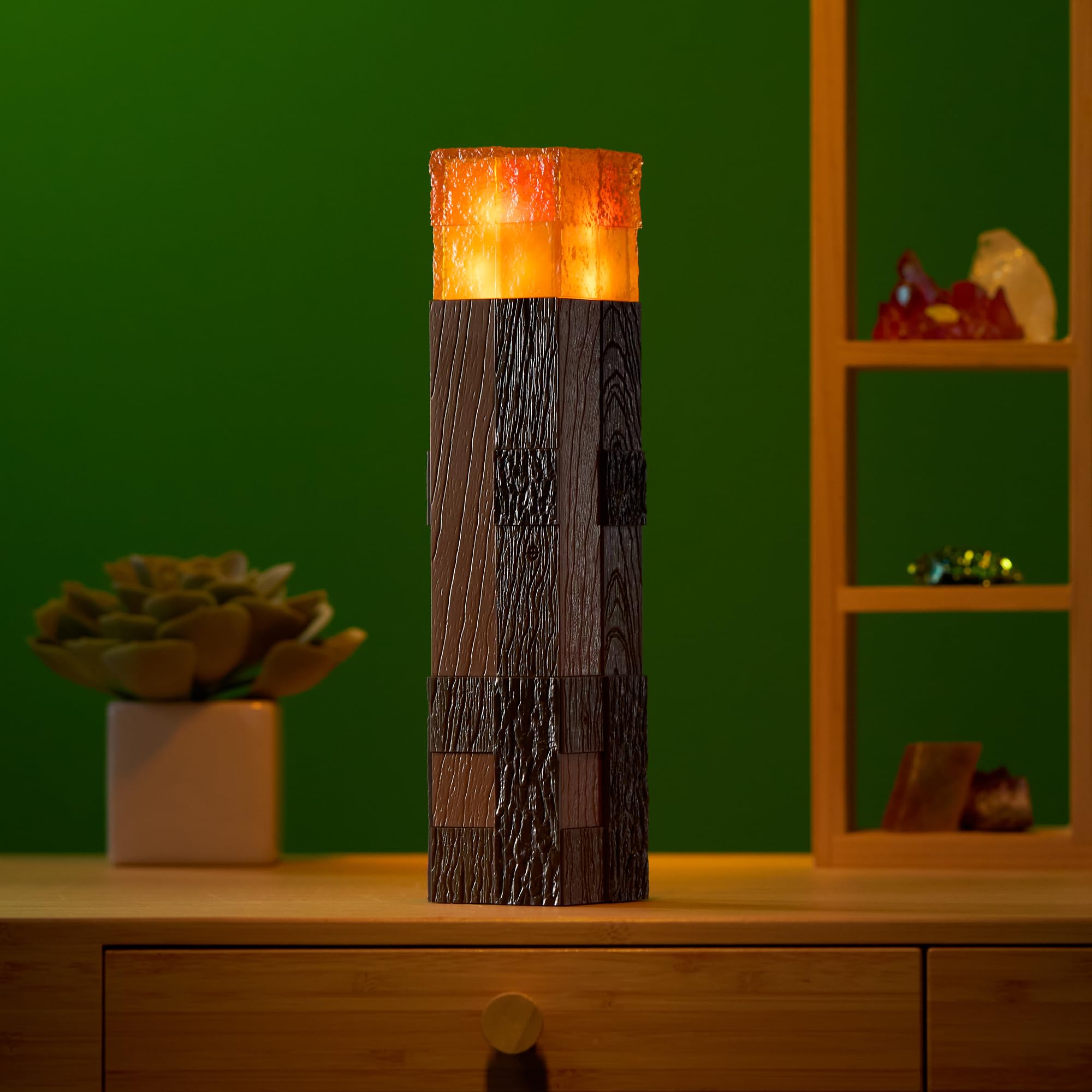 Foto 6 pulgar | Réplica De Coleccionista De La Antorcha Minecraft De La Colección Noble - Venta Internacional.