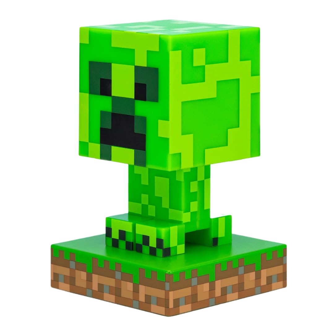 Foto 2 pulgar | Lámpara 3d Night Light Paladone Minecraft Creeper De 12 Cm - Venta Internacional.