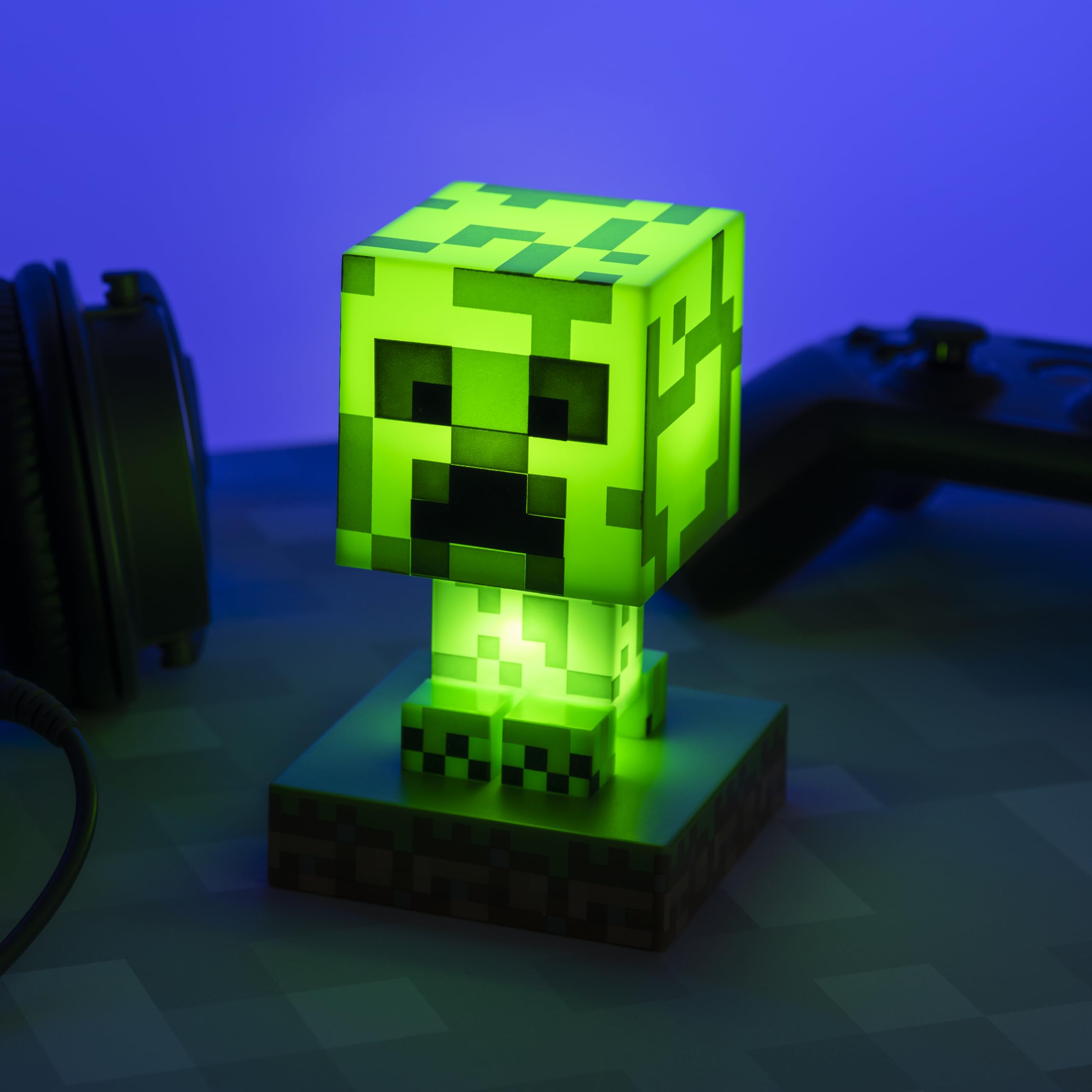 Foto 3 pulgar | Lámpara 3d Night Light Paladone Minecraft Creeper De 12 Cm - Venta Internacional.