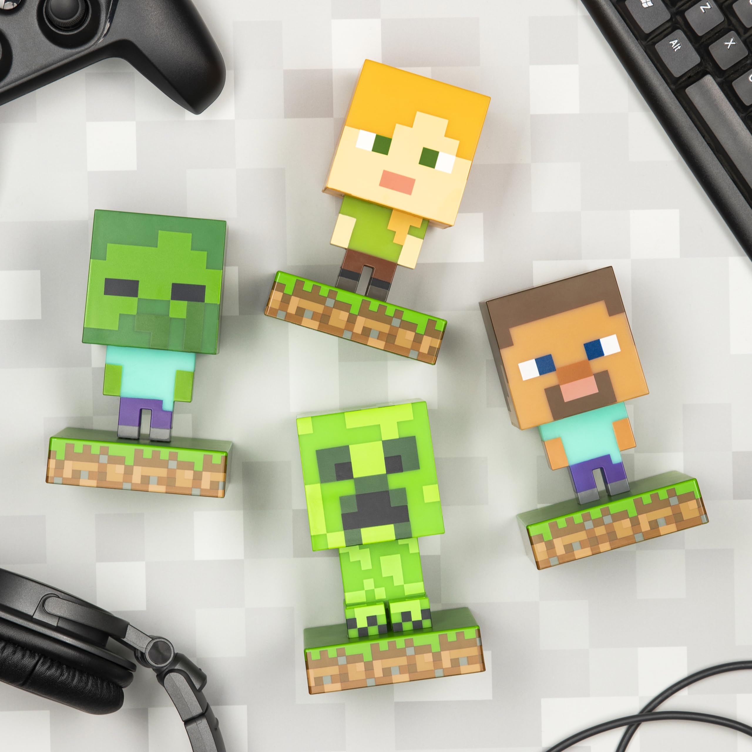 Foto 7 pulgar | Lámpara 3d Night Light Paladone Minecraft Creeper De 12 Cm - Venta Internacional.