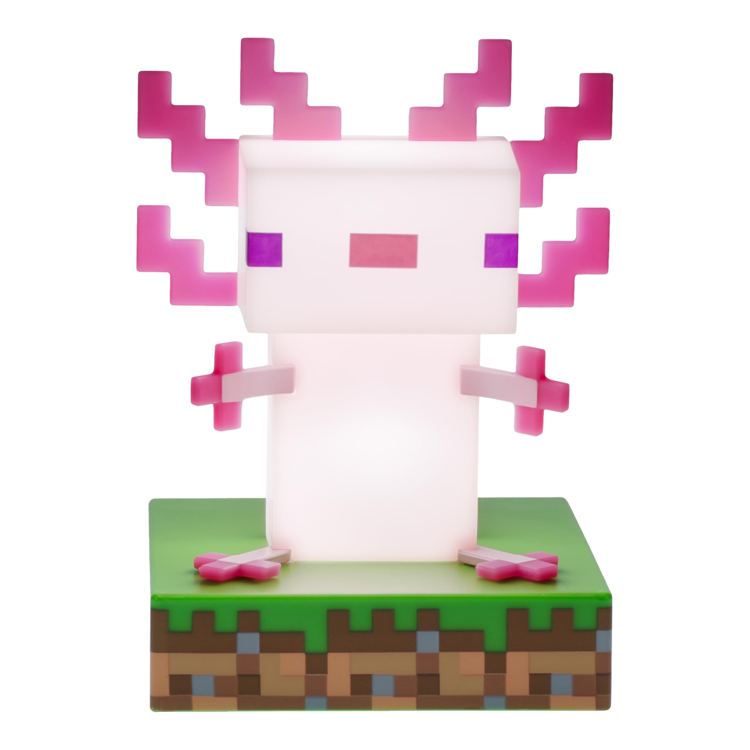 Foto 2 pulgar | Licencia Oficial De Desk Light Paladone Minecraft Axolotl - Venta Internacional.