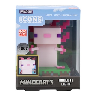 Foto 4 | Licencia Oficial De Desk Light Paladone Minecraft Axolotl - Venta Internacional.