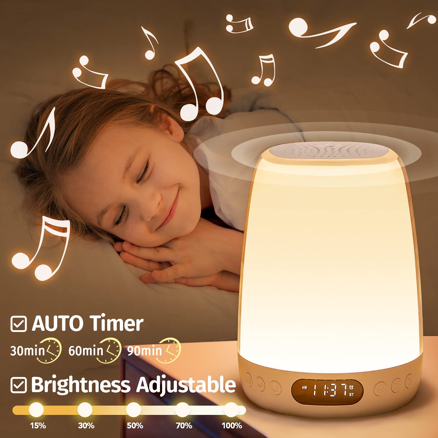 Foto 5 pulgar | Máquina De Sonido Baby Night Light One Fire Bluetooth 14 White Noise - Venta Internacional.