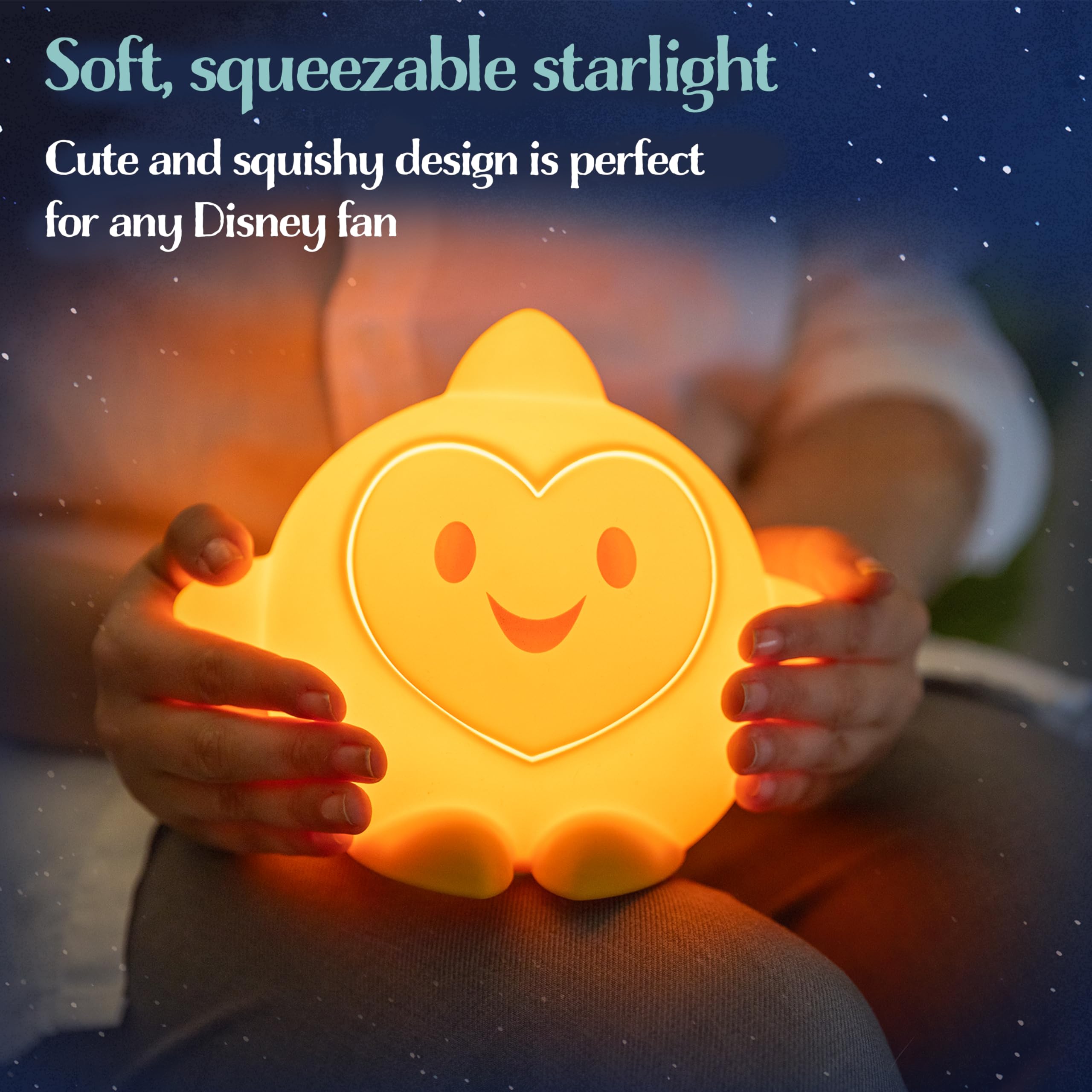 Foto 3 | Luz Nocturna Squishy Light Disney Wish Con Usb O Batería Para Niños - Venta Internacional.
