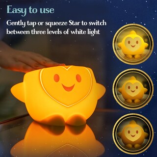 Foto 5 | Luz Nocturna Squishy Light Disney Wish Con Usb O Batería Para Niños - Venta Internacional.