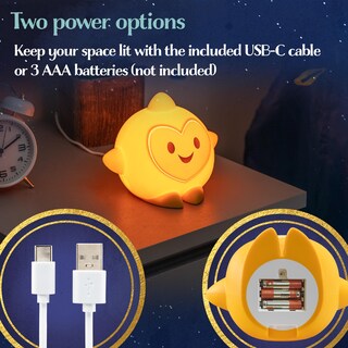 Foto 6 | Luz Nocturna Squishy Light Disney Wish Con Usb O Batería Para Niños - Venta Internacional.