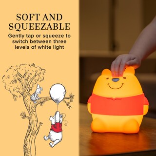 Foto 4 | Luz Nocturna Disney Winnie The Pooh Squish Light Kids - Venta Internacional.