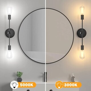 Foto 4 | Lámpara De Techo Belug Moderna Lámpara De Pared Decorativase Negro
