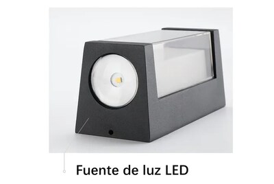 Foto 2 | Xtellar - Elegante Lámpara De Pared Exterior Para Jardín, Impermeable Y Moderna Con Luz Led De 3000k