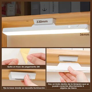 Foto 4 | Lamparas De Pared Inteligentes Interior Con Sensor 33cm 10w