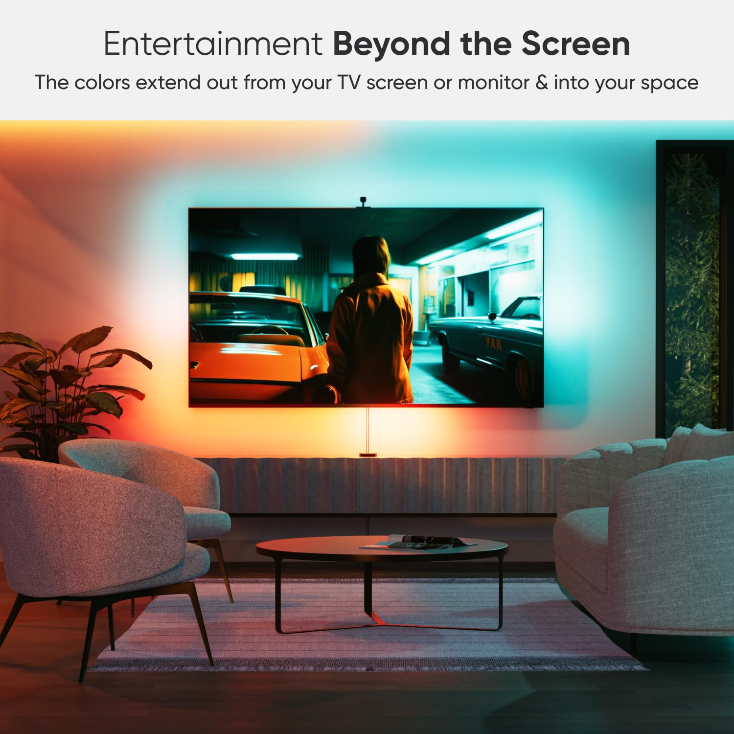 Foto 2 | Kit Lightstrip Nanoleaf, Cámara De Sincronización De Tv 4d De 85 Pulgadas, Televisores Y Monitores - Venta Internacio