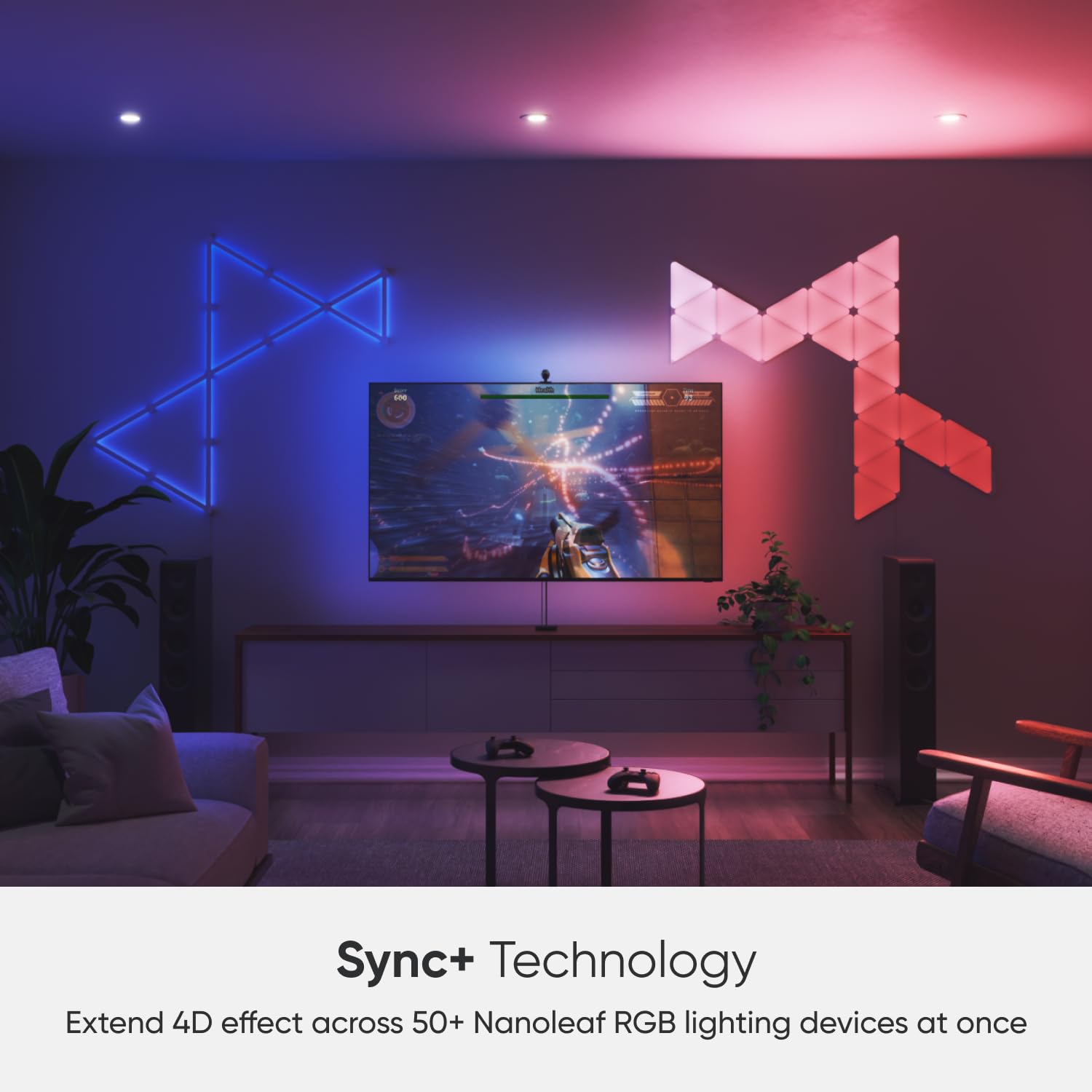Foto 7 pulgar | Kit Lightstrip Nanoleaf, Cámara De Sincronización De Tv 4d De 85 Pulgadas, Televisores Y Monitores - Venta Internacio