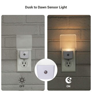 Foto 2 | Luz Nocturna Led Dewenwils Plug-in Con Sensor De Luz, Paquete De 4 - Venta Internacional.