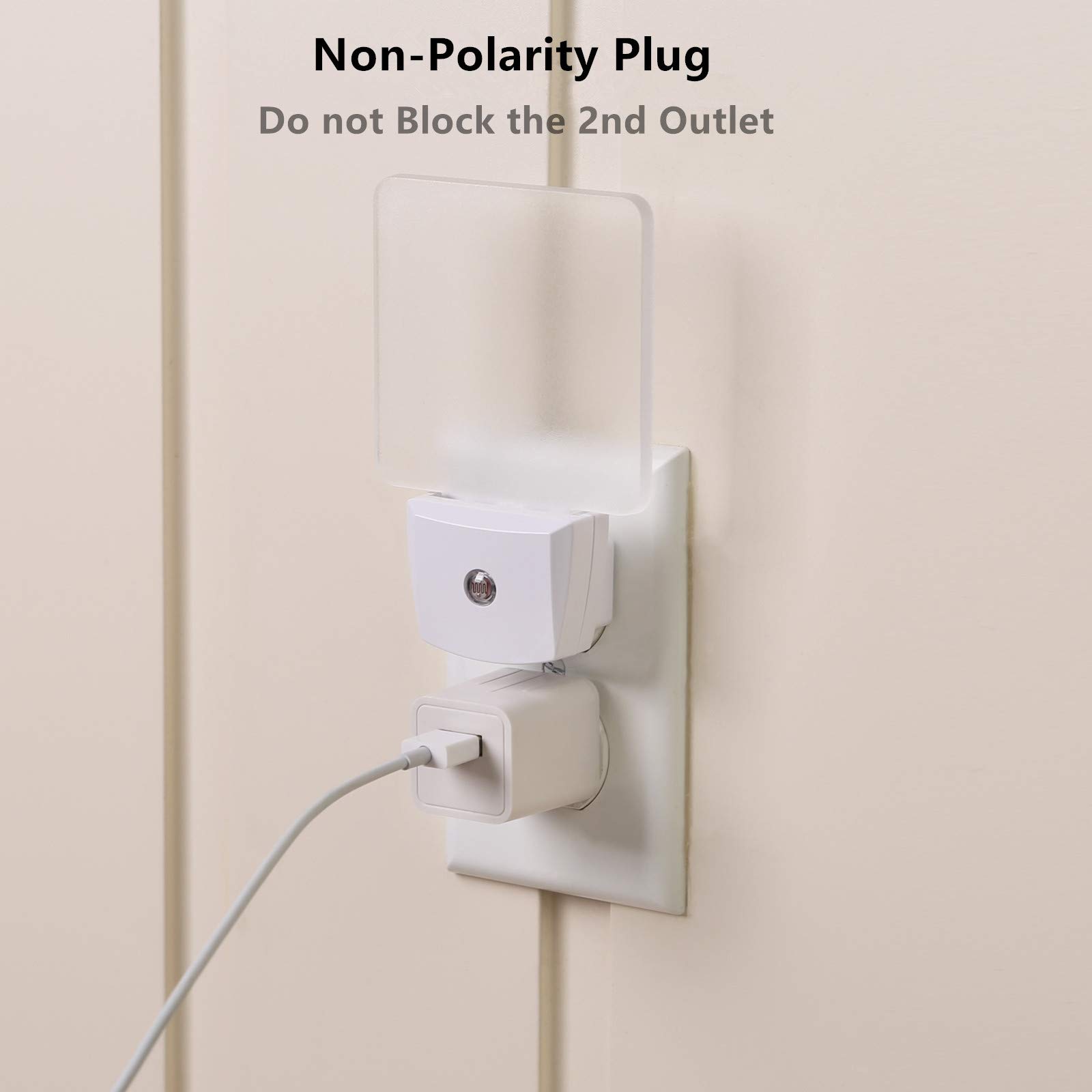 Foto 4 pulgar | Luz Nocturna Led Dewenwils Plug-in Con Sensor De Luz, Paquete De 4 - Venta Internacional.