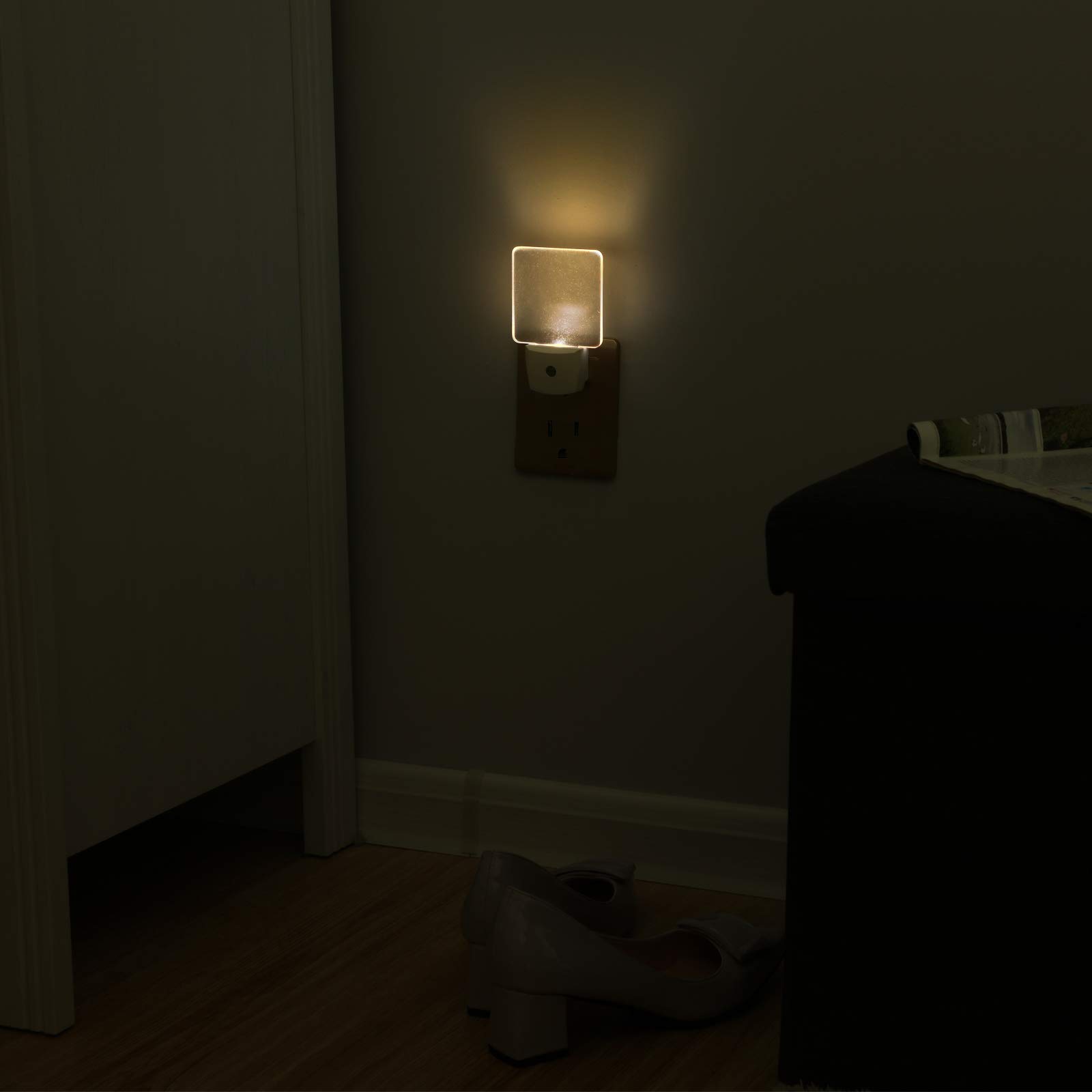 Foto 7 pulgar | Luz Nocturna Led Dewenwils Plug-in Con Sensor De Luz, Paquete De 4 - Venta Internacional.