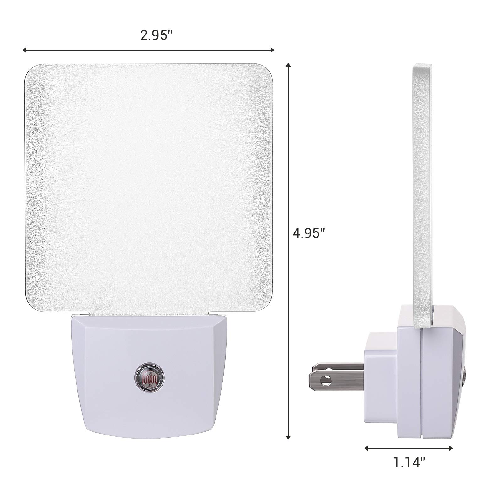 Foto 8 pulgar | Luz Nocturna Led Dewenwils Plug-in Con Sensor De Luz, Paquete De 4 - Venta Internacional.
