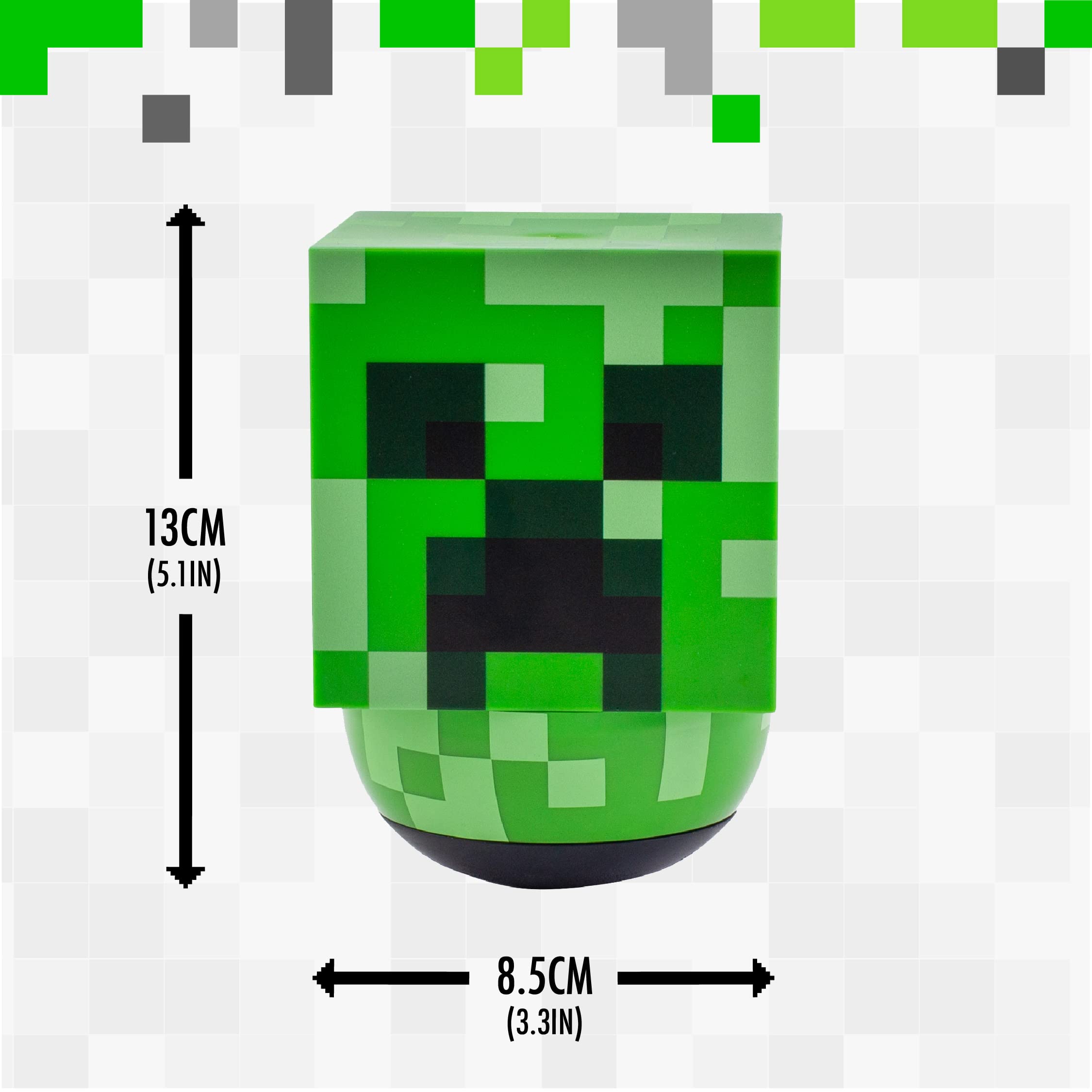 Foto 6 pulgar | Lámpara Paladone Minecraft Creeper Sway Funciona Con Pilas - Venta Internacional.