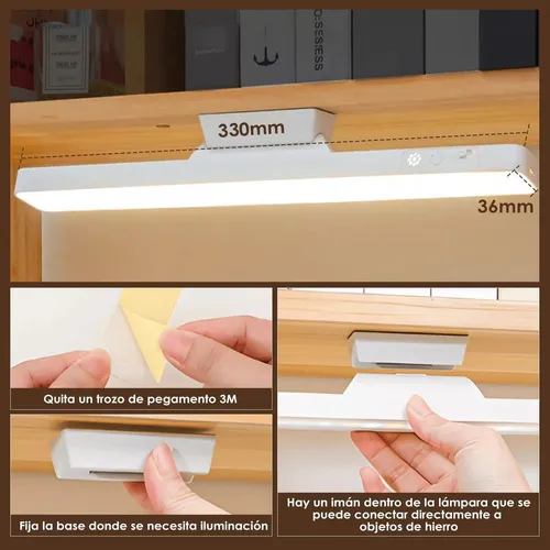 Foto 4 | Lamparas De Pared Inteligentes Interior Con Sensor 33cm 10w