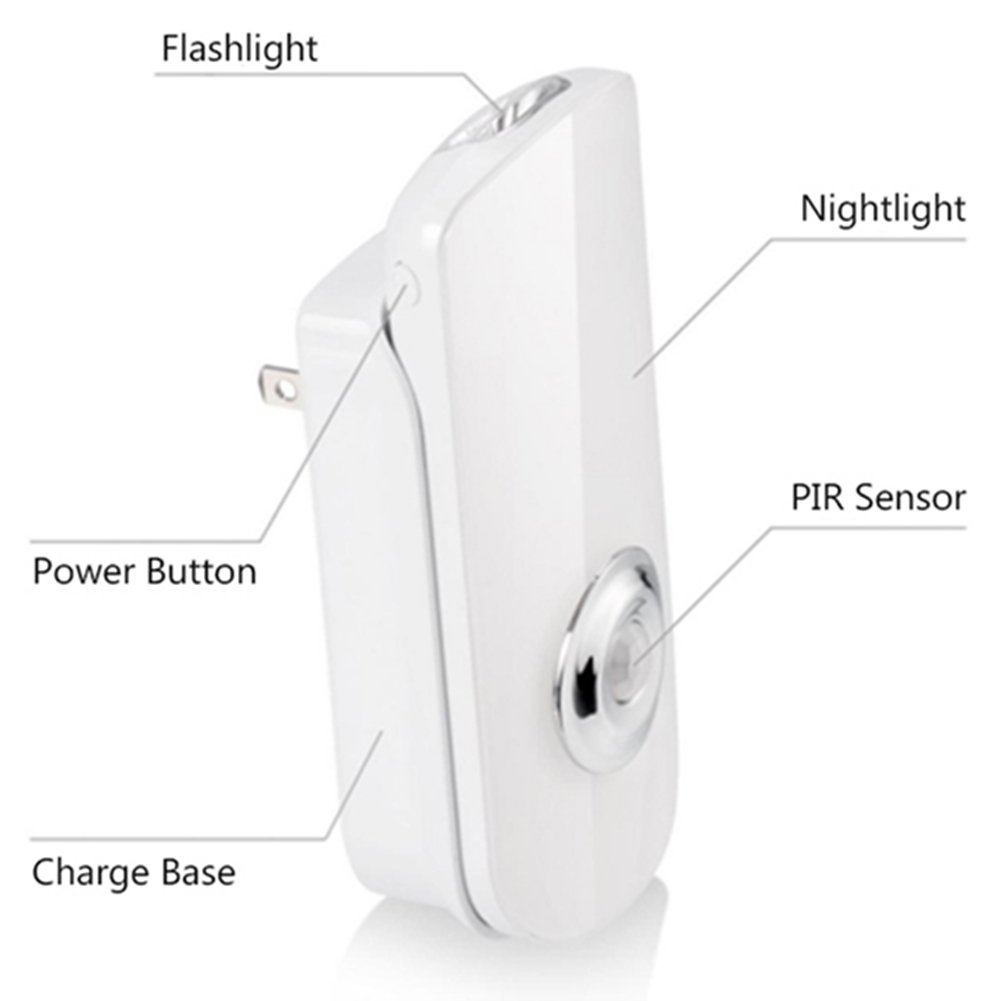 Foto 2 | Linterna Nocturna Con Sensor De Movimiento, Paquete De 2 Led Bonashi - Venta Internacional.