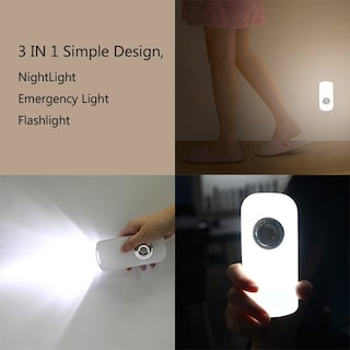 Foto 5 | Linterna Nocturna Con Sensor De Movimiento, Paquete De 2 Led Bonashi - Venta Internacional.