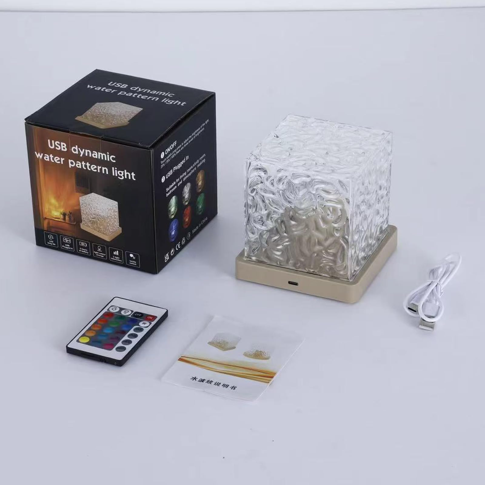 Foto 8 pulgar | Proyector Ocean Wave Light Growalleter Luminorthe Cube Lamp - Venta Internacional.