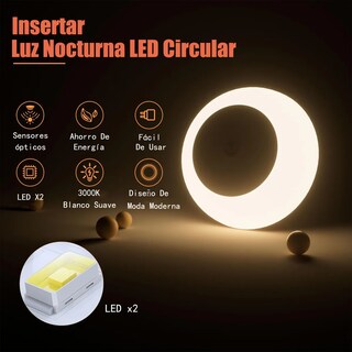 Foto 4 | Paquete De 2 Luces Nocturnas Enchufables A La Pared Blanco Calido Eo Safe Imports Esi-19911 Blanco