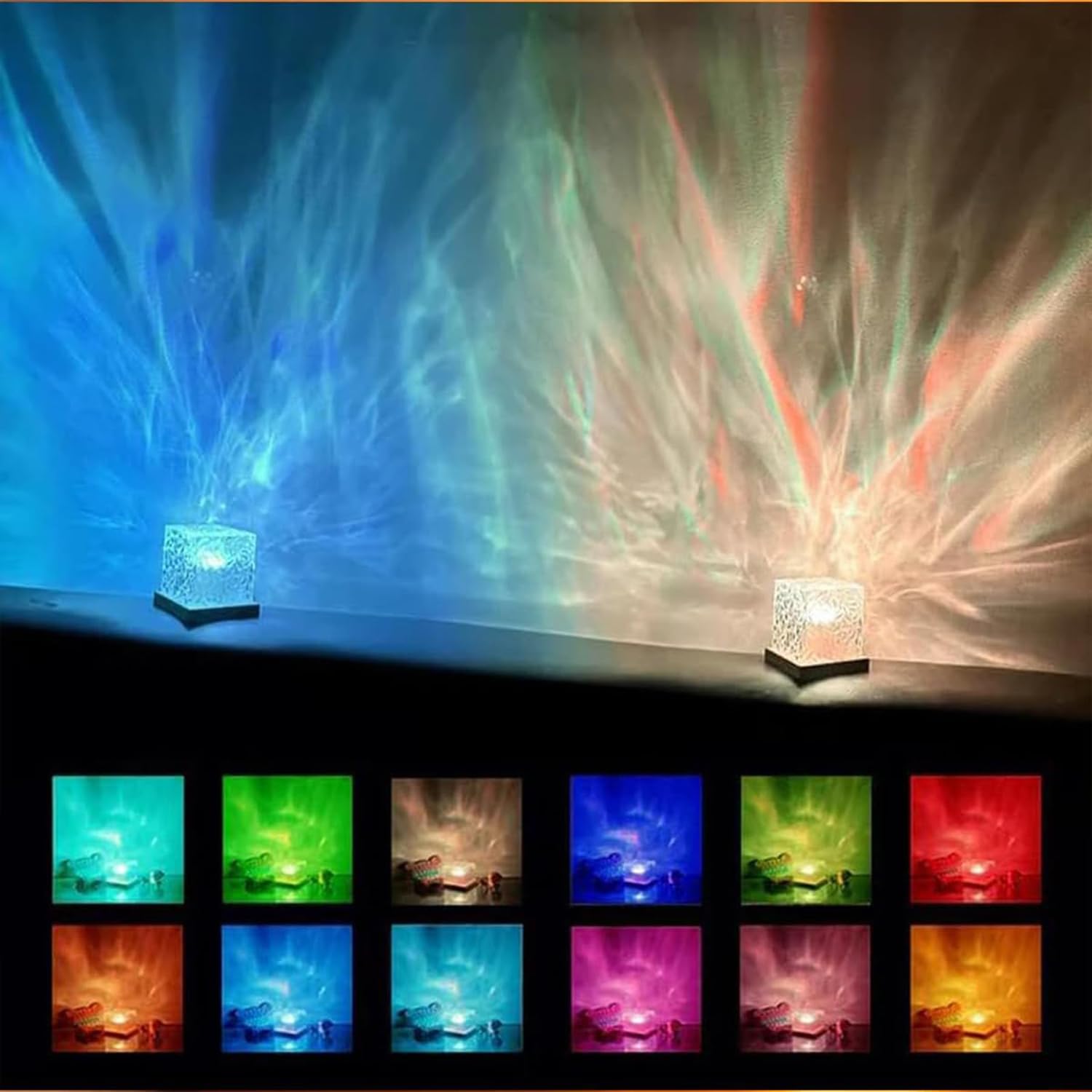 Foto 5 pulgar | Proyector De Luz Growalleter Ocean Wave De 16 Colores Con Control - Venta Internacional.