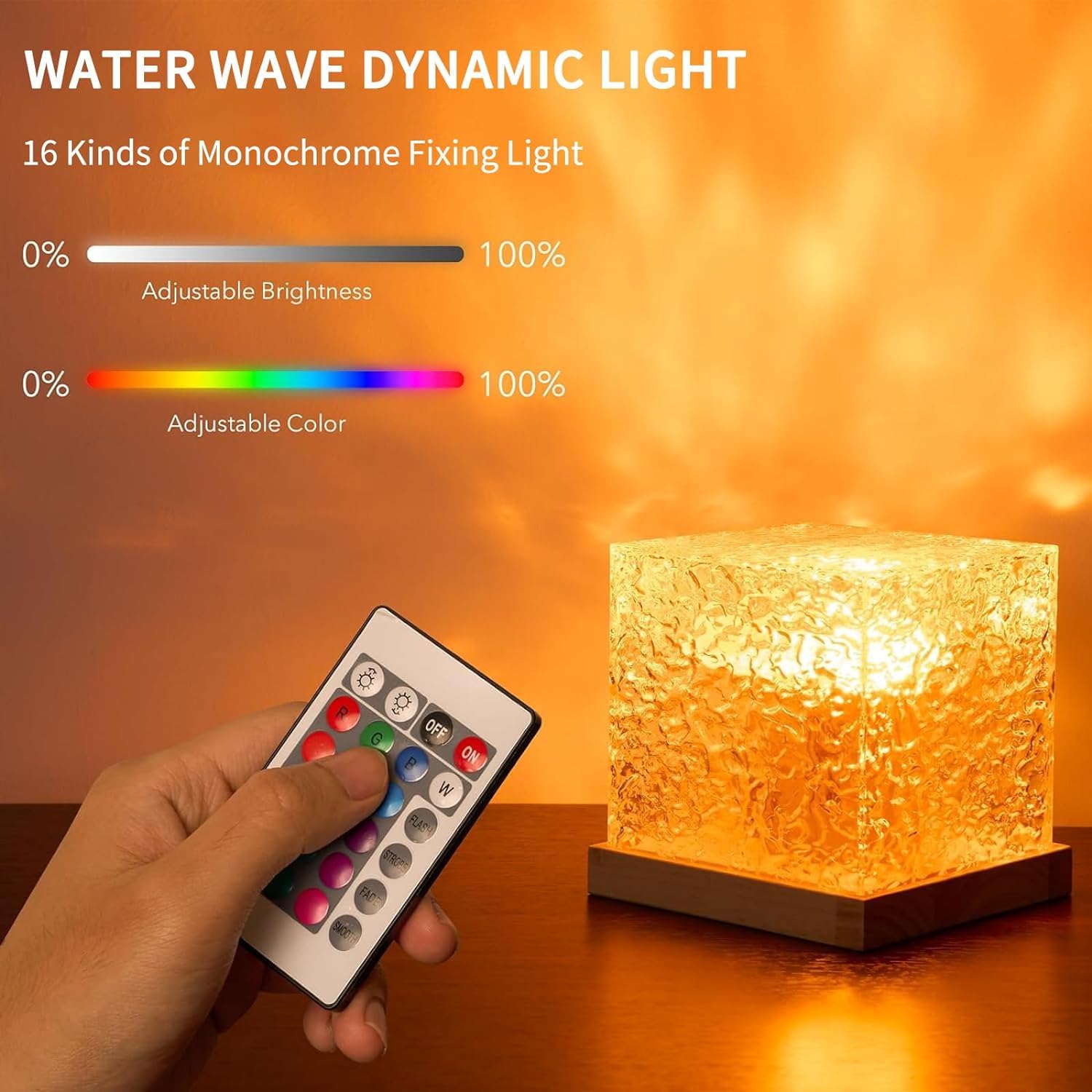 Foto 6 pulgar | Proyector De Luz Growalleter Ocean Wave De 16 Colores Con Control - Venta Internacional.