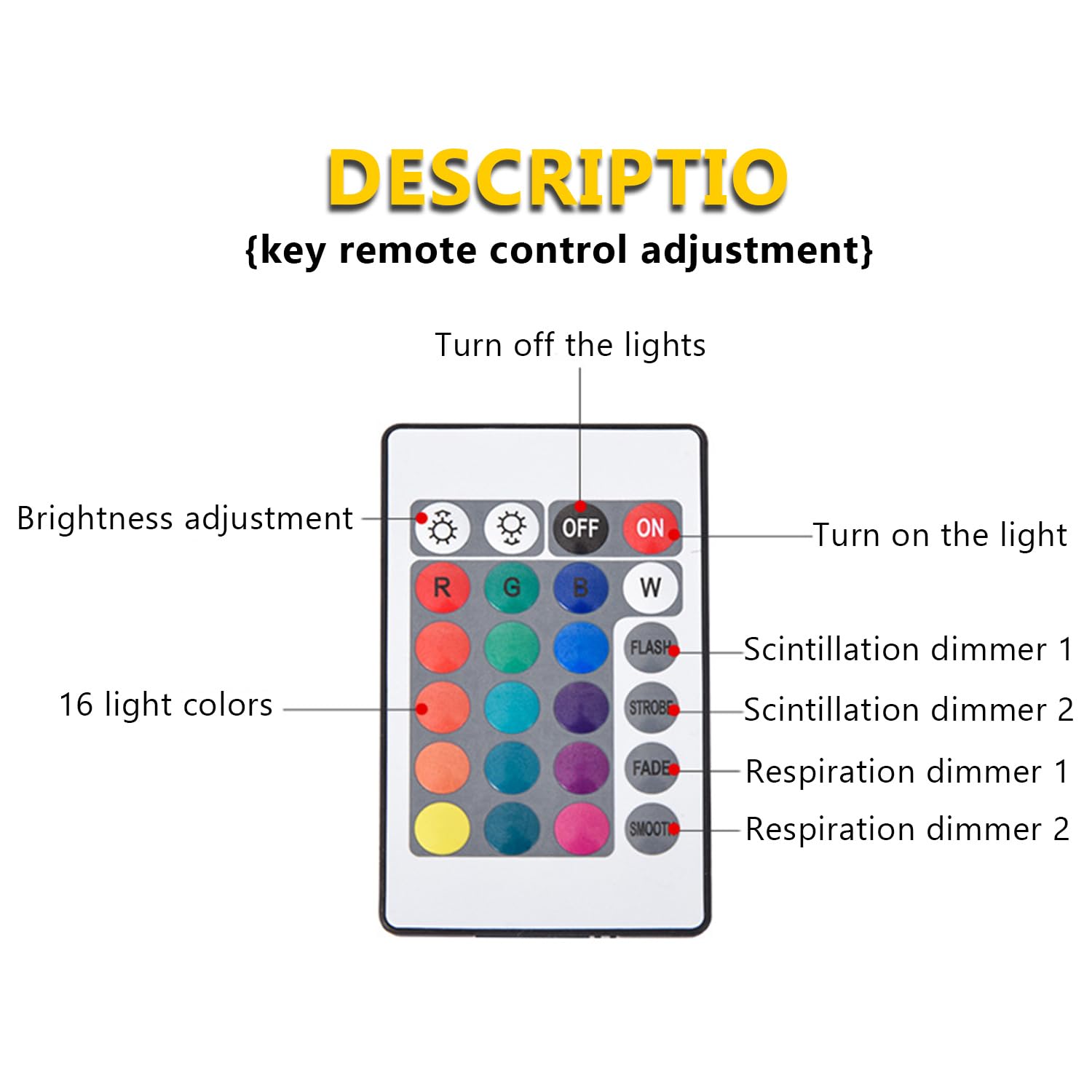 Foto 7 pulgar | Proyector De Luz Growalleter Ocean Wave De 16 Colores Con Control - Venta Internacional.