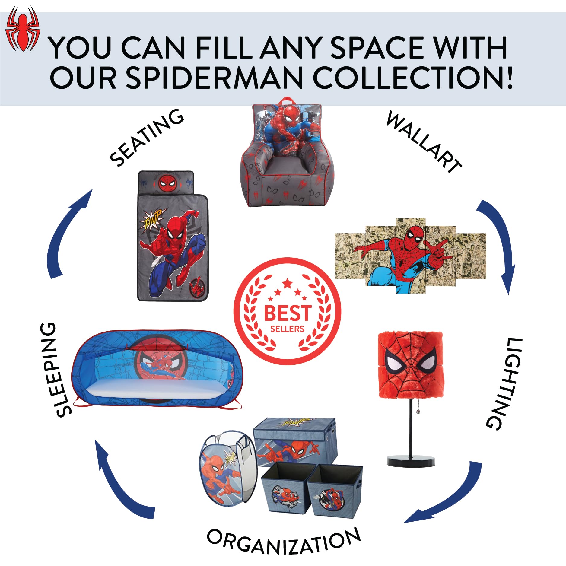 Foto 7 pulgar | Idea De Lámpara Y Luz Nocturna Nuova Marvel Spiderman Led Para Niños - Venta Internacional.