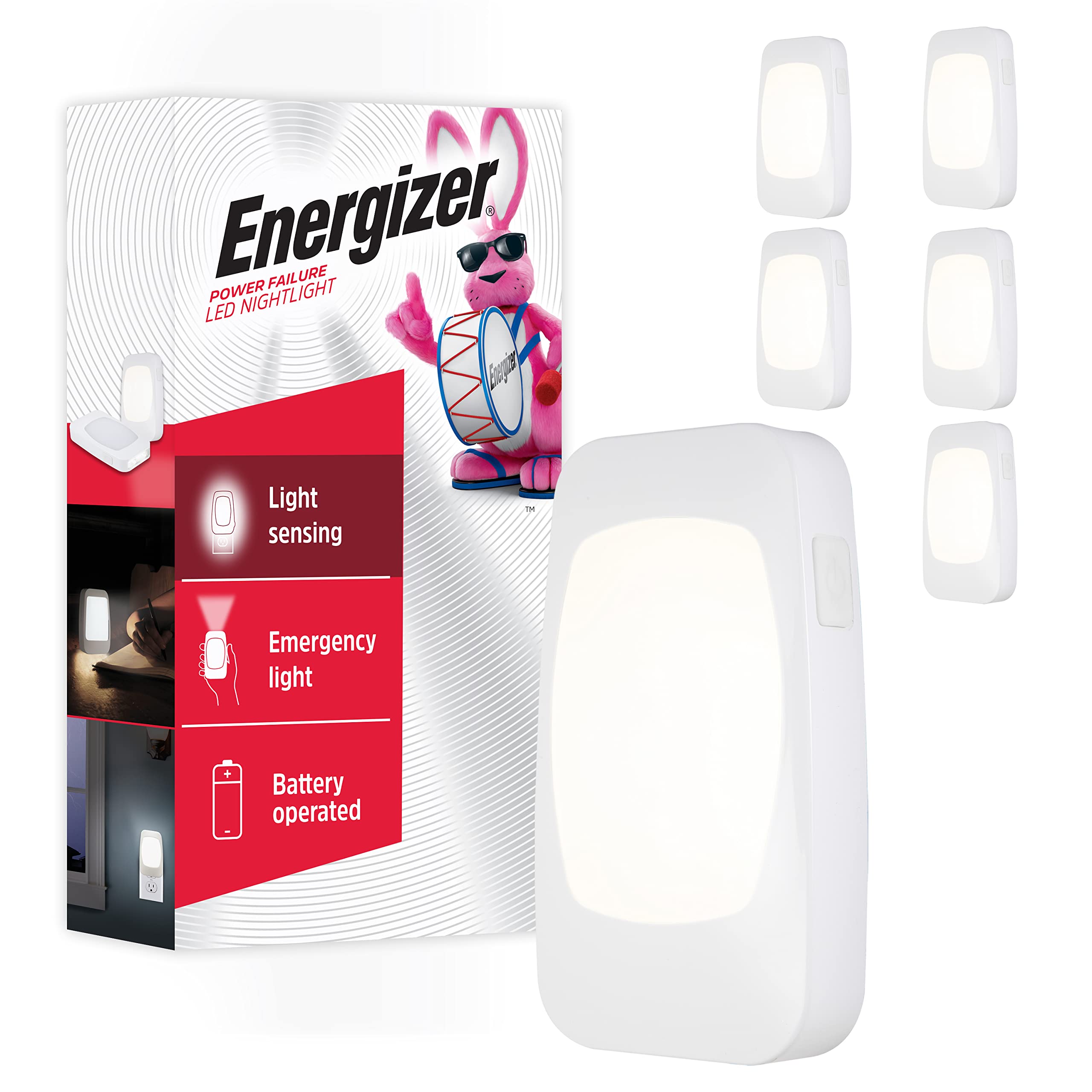 Foto 2 pulgar | Night Light Energizer Led 4 En 1 Con Fallo De Alimentación  Paquete De 6 - Venta Internacional.