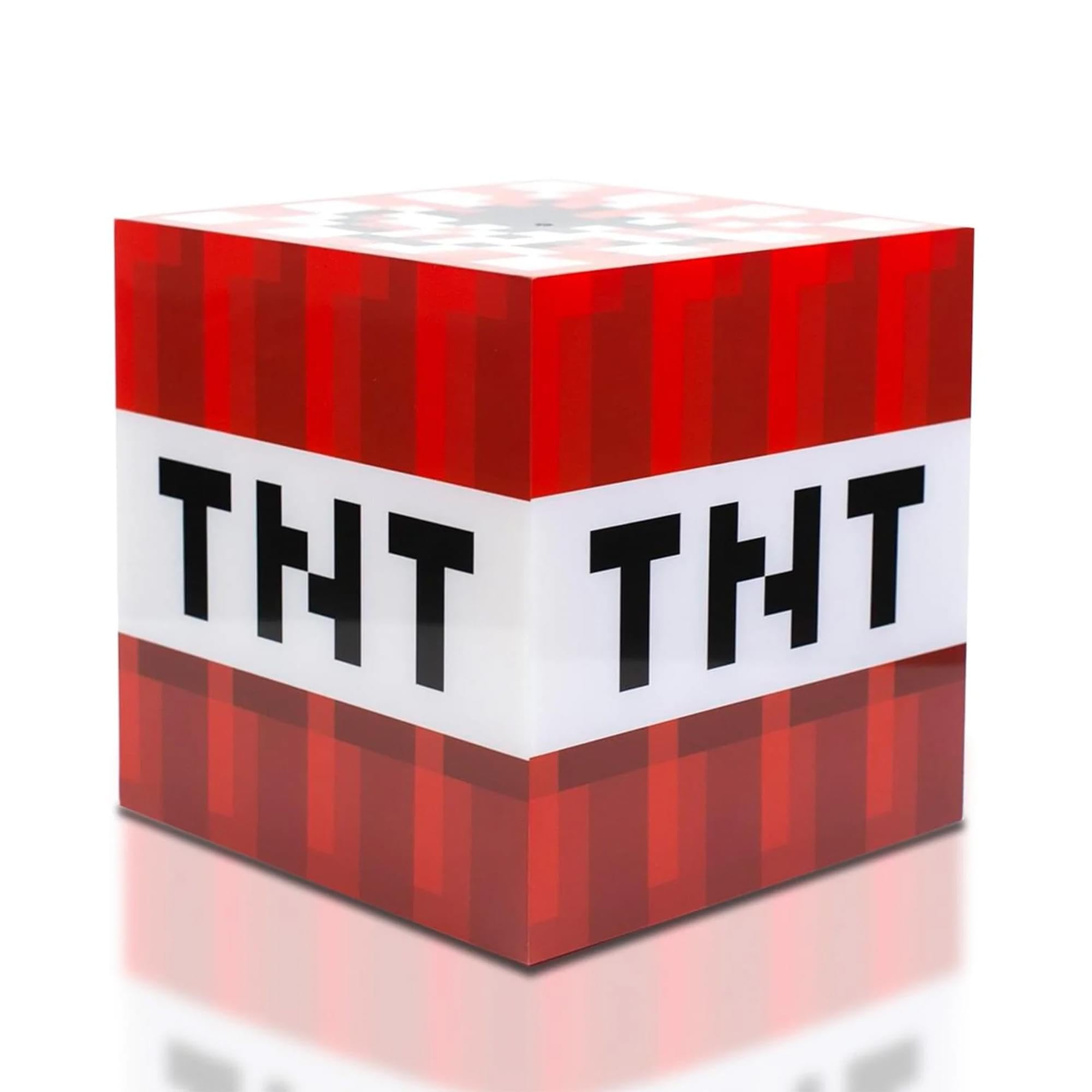 Night Light Minecraft Tnt Block 15 Cm Usb Led Para Todas Las Edades - Venta Internacional.
