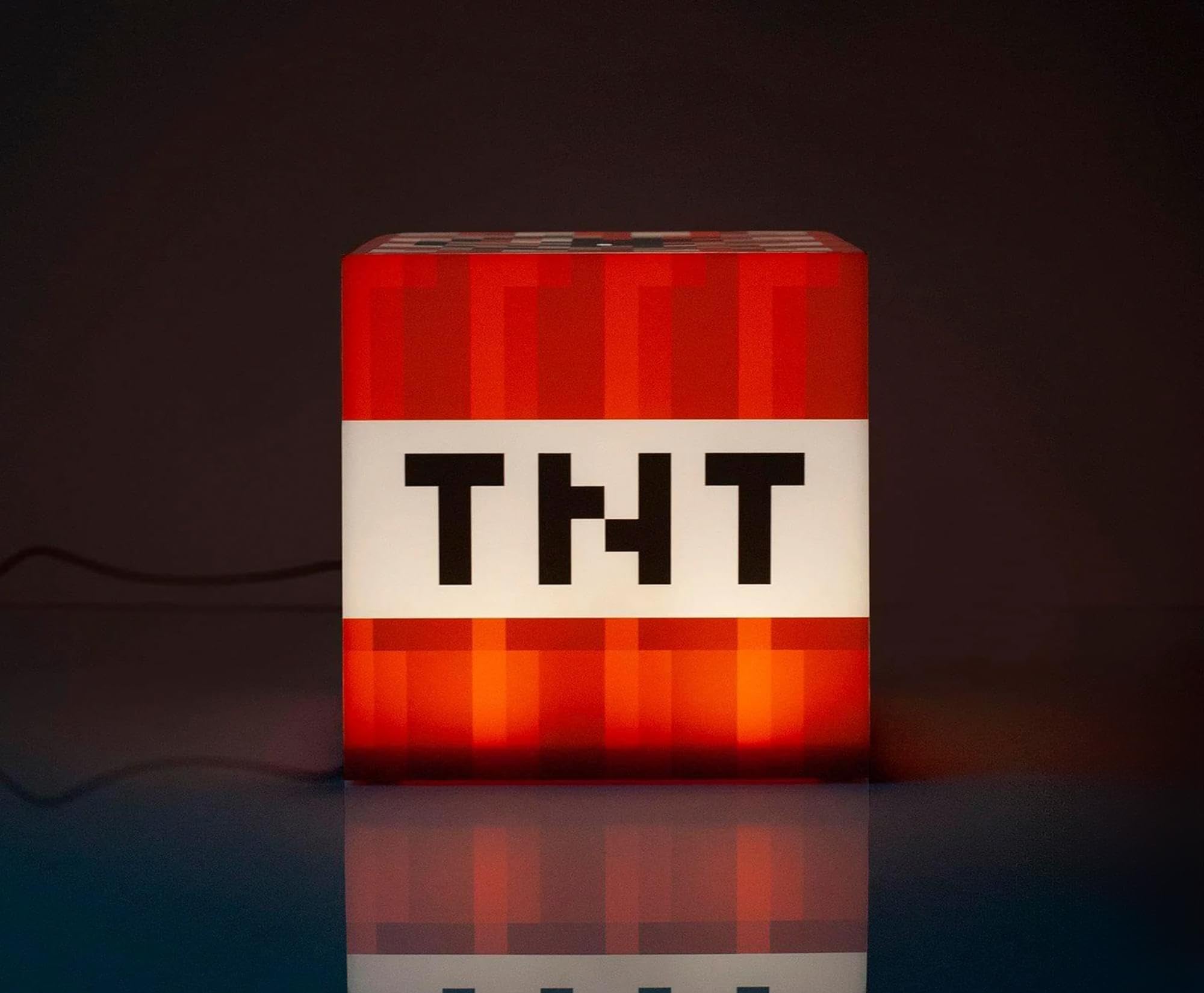 Foto 4 pulgar | Night Light Minecraft Tnt Block 15 Cm Usb Led Para Todas Las Edades - Venta Internacional.