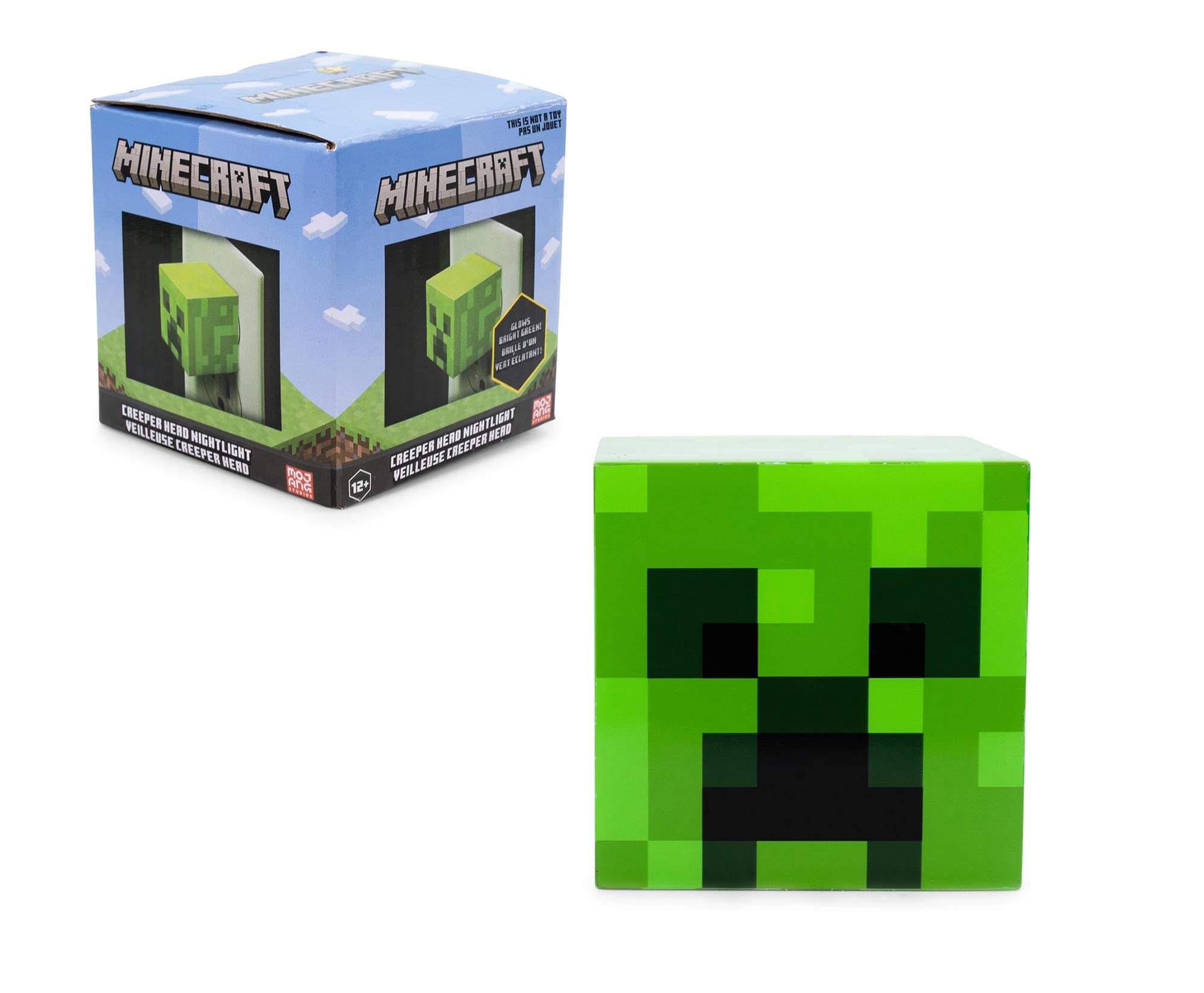 Foto 4 pulgar | Luz Nocturna Minecraft Green Creeper Con Sensor Automático De Luz Led - Venta Internacional.