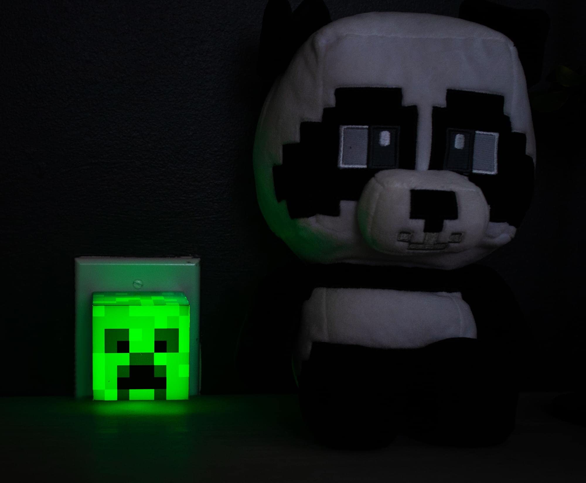 Foto 6 pulgar | Luz Nocturna Minecraft Green Creeper Con Sensor Automático De Luz Led - Venta Internacional.