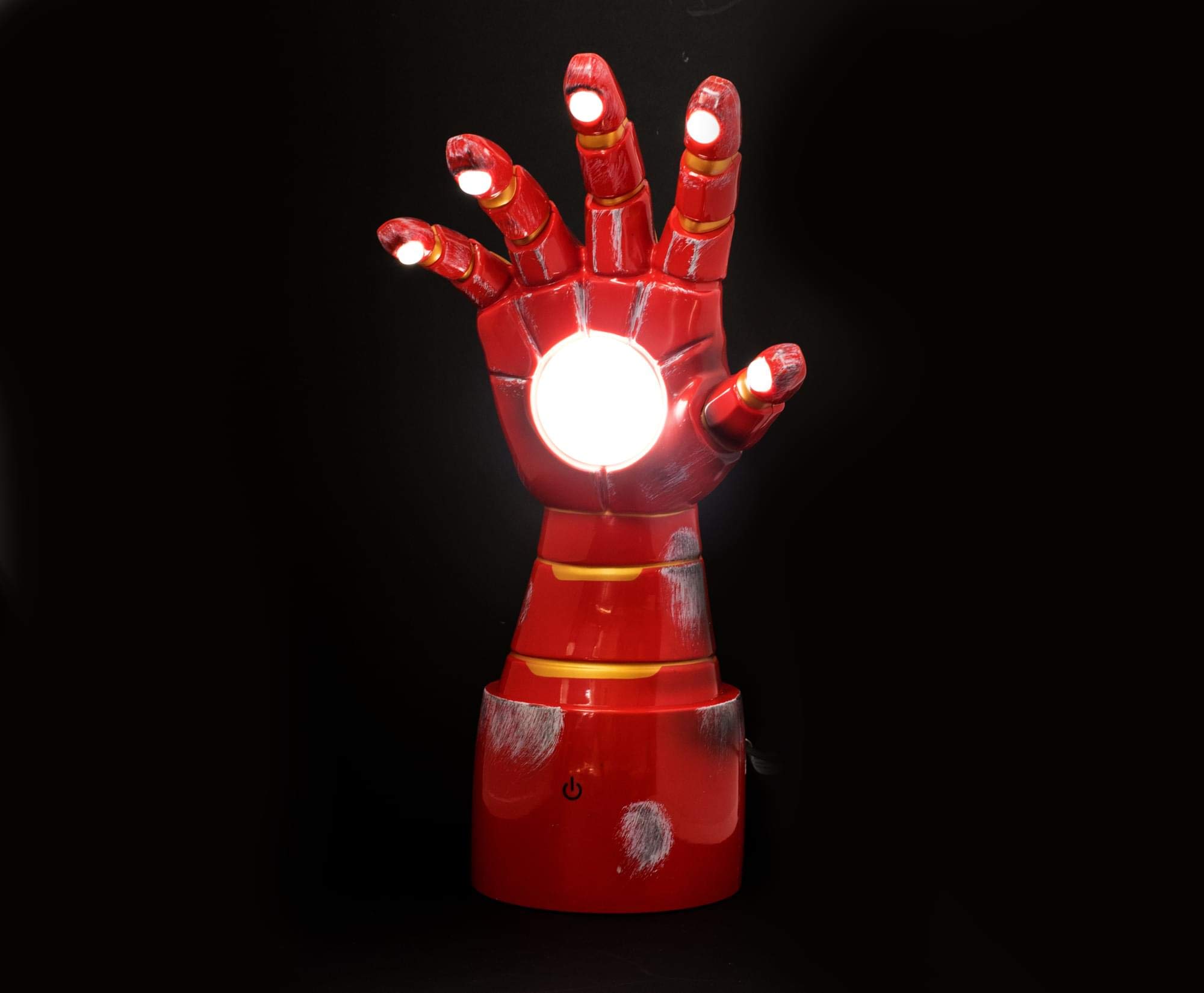 Foto 3 | Lámpara De Escritorio Marvel Iron Man Gauntlet Led  Luz Ambiental  35 Cm - Venta Internacional.