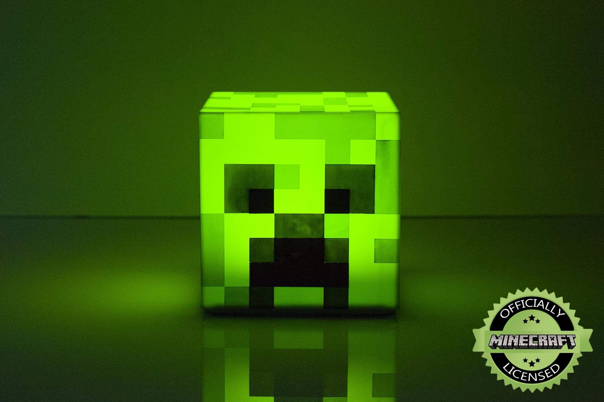 Foto 4 | Lámpara Led Ambiental Minecraft Creeper Con Batería De 13 Cm De Alto - Venta Internacional.