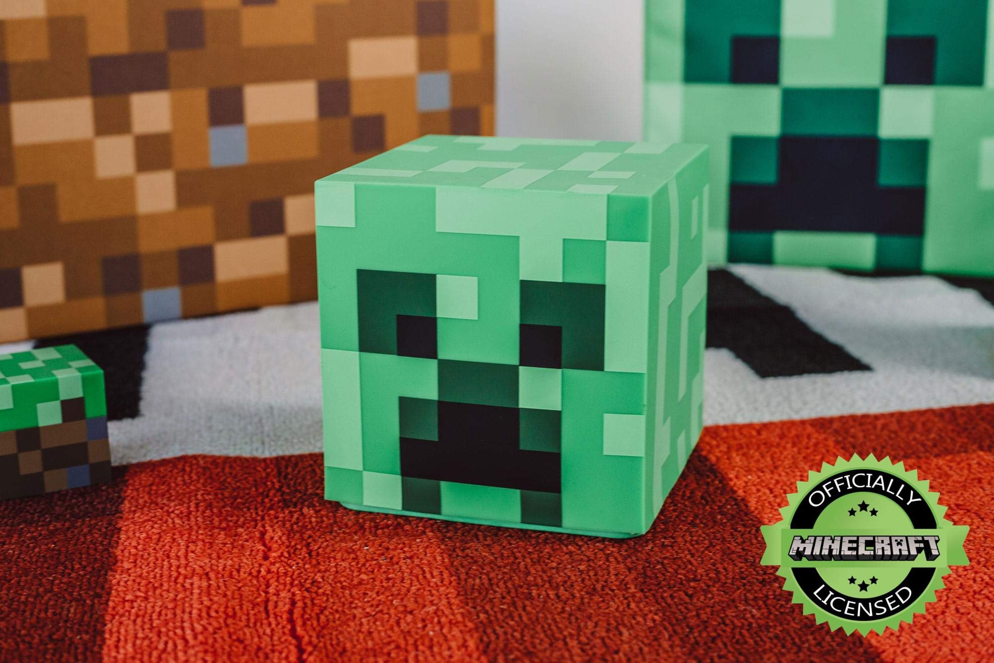Foto 8 pulgar | Lámpara Led Ambiental Minecraft Creeper Con Batería De 13 Cm De Alto - Venta Internacional.